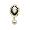 Pingente de pérola embutido de 13*18mm, pulseira com fivela de diamante, acessórios para cabelo, corrente, pingente, acessórios de joias DIY