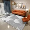 Nueva Alfombra de Piso Sala de Estar Dormitorio Lujo Ligero Alta Calidad Simple Cobertura Total Sofá Alfombra de Piso Grande Mesa de Café Limpiable Alfombra de Mesita de Noche
