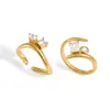 Anillo Original de Circonita Jingqiao Color Acero Titanio Resistente al Desgaste Lujo Ligero Joyería de Mano Adornos Transfronterizos de Acero Inoxidable Anillos de Tacto de Alta Gama