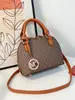 Bolsas letra M estampada bolsa concha feminina moda bolsa de mão clássica casual versátil bolsa de ombro transversal atacado