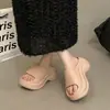 Sandalias de verano tipo slip-on para mujer, modelo nuevo 2026, antideslizantes, de suela gruesa, que aumentan la altura, de EVA, moda para playa y costa para mujer