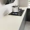 Tapete protetor de bancada de cozinha, especial para fogões e armários de cozinha, à prova d'água, à prova de óleo, resistente ao calor, isolamento de alta temperatura, tapete de mesa de silicone anti-sujeira