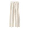 Pantalones de Algodón Lino Estilo Chino para Hombre Verano Delgados Casuales Estilo Japonés Talla Grande Rectos Sueltos Algodón Lino Pierna Ancha