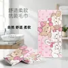 Toalha de banho Mikko em rosa feminino, toalha de desenho animado, toalha absorvente de secagem rápida, toalha para esportes e academia, toalha de praia de microfibra impressa