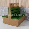 Biombo divisor de sofá de madera maciza con temática china personalizada para uso comercial en bares, restaurantes, establecimientos de hot pot y barbacoa