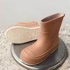 Botas de Chuva Infantis Transfronteiriças, Botas de Chuva Antiderrapantes para Meninos e Meninas, Sapatos de Água Meia-Canela para Meninas Estudantes, Sapatos de Borracha Antiderrapantes Impermeáveis Estilo Pai-Filho