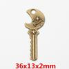 Acessórios de joias de liga vintage DIY bronze antigo pingente de colar de chave vendas diretas da fábrica