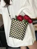 Comércio Exterior Verão Nicho Bolsas de Palha para Mulheres 2025 Nova Moda Versátil Bolsa Transversal Popular Bolsa de Ombro Tipo Saco
