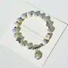 Pulsera de Cerámica Jingdezhen Nueva Pulsera de Cerámica China Joyería Estudiante Estilo Tíbet Cuerda Trenzada a Mano Puesto Regalo para Estudiante