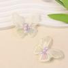 Nuevo Corea del Sur Super Hada Lazo Elegante Encaje Tridimensional Adhesivo de Tela Color Mariposa Bordada Horquilla Niña Linda