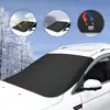 Capa de neve para para-brisa dianteiro de carro, proteção contra neve para para-brisa de inverno, capa de proteção contra geada e neve para vidros de carro de inverno
