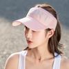 Boné Viseira de Beisebol para Mulheres, Verão Moda Estilo Coreano Tendência, Top Aberto Ins Marca Tendência Proteção Solar Aba Larga Chapéu Adulto