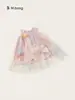 Vestido de Princesa para Niñas, Ropa de Verano para Niños, Vestido de Tul para Niños Pequeños con Lazo, Vestido de Princesa de Bebé de Ensueño