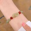 Pulsera Ojo de Gato Mariposa Diseño Nicho Azul Gris Haibao Pulsera de Cristal Luz de Luna Venta al por Mayor Enviar Novia Pareja