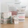 Bolsa de Compresión al Vacío Tridimensional Bolsa de Almacenamiento sin Bomba Bolsa de Empaque para Ropa Edredones Hogar Sellado Plumón MaiTaiBao