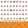 100 pegatinas pequeñas y lindas de capibara de dibujos animados para graffiti, pegatinas decorativas para carcasa de teléfono móvil, computadora, laptop, equipaje