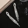 Joyería Ecológica Transfronteriza, Pendientes Largos de Borla 'Amor Eterno' de Hija de la Alta Sociedad, Pendientes Geométricos de Lujo Modernos para Mujer, Gama Alta