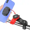 Soporte para Teléfono de Vehículo Eléctrico Simple, Navegación en Motocicleta, Ciclismo, Reparto, Giratorio 360 Grados, Ajustable
