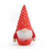 Cross-border novo vermelho com luz boneca sem rosto Dia dos Namorados Rudolf boneca decoração luminosa piso essência decoração do presente
