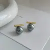 Luxo Leve, Compacto, Cravejado com Zircônia, Brincos em Arco com Formato de Sorriso de Zircônia e Pérola, Brincos de Moda de Alta Qualidade para Mulheres