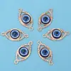 Joyería Creativa Transfronteriza Accesorios DIY Ojo del Diablo Diamante de Punto Incrustado Colgante de Pulsera Colgante Fabricante Venta al por Mayor
