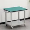 Bancada de Trabalho Móvel Anti-estática Mesa de Inspeção de Experimento Embalagem Com Rodas Mesa Oficina Carrinho de Mão Mesa de Operação Ao Vivo