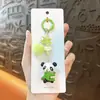 Lindo Panda Tesoro Nacional Consola de Juegos Llavero Squishy Dibujo Animado Panda de Sichuan Colgante Pequeño Accesorio para Bolsa Venta al por Mayor