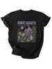 Camiseta casual y elegante de manga corta con cuello redondo para mujer, tienda independiente Amazon Wish, Margaritas de Medianoche