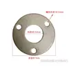 Tubo Redondo de Aço Inoxidável Espessado Placa de Flange Fixa Coluna de Corrimão de Guarda-Corpo de Escada Base de Pé Fixa com Placa Inferior Redonda
