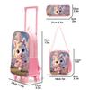 Nuevo Set de Bolso con Ruedas Transfronterizo para Niños, Maleta con Ruedas para Niños que se Puede Usar como Mochila, Personalizable y al por Mayor