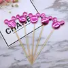 Bolo de Aniversário Estrela Decorativa Refletiva Dourada Prateada Estrela de Cinco Pontas Plug-in para Bolo Enfeites de Menina Bonita ins Celebridade da Internet