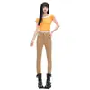 Jeans Blancos Skinny de Cintura Alta Ajustados para Mujer, Pantalones Casuales Tipo Lápiz Elásticos Ajustados para Otoño e Invierno para Mujer, Transfronterizo