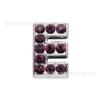 Letras de diamante de 8 mm, aleación de zinc alfanumérica, para manualidades, estilo inglés, con letras de diamante púrpura, accesorios de joyería
