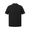 Camiseta Henley de Punto Acanalado Manga Corta Estilo Old Money Americano Rumen Hombre Verano Viaje Diario Camiseta de Manga Corta para Pareja