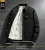 Tendencia Chaqueta de Plumas Invierno 2026 Hombres Casual Solapa Resistente al Frío Cálida Chaqueta de Plumas Plumón de Pato Blanco Ropa de Abrigo Venta al por Mayor