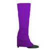 Calentadores de Piernas para Mujer Calentadores de Piernas Calcetines Largos de Punto Acanalado Años 80 para Fiesta Deportes Accesorios de Yoga Calcetines de Baile