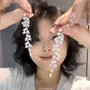 ¡Son los Pendientes Perfectos para Caras Cuadradas y Redondas! Pendientes Exagerados de Borla con Flores Que Son Particularmente Hermosos y Vivos