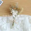 Mini ramo transfronterizo de 12 cm de flores secas, flores preservadas, ramillete de boda, recuerdo de fiesta, regalo de Navidad, decoración de caja de regalo
