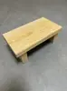 Reposapiés de madera maciza, taburete bajo pequeño, banco pequeño para sala de estar, soporte para plantas, banco elevador, para lavandería y cambio de zapatos
