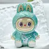 Llavero Labubu Electrochapado Caja Sorpresa Muñeco Dibujo Animado Labubu Bolso Colgante Exquisito Accesorios para Ropa