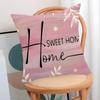 Nueva funda de almohada con estampado de flores y pájaros de primavera de Temu, decoración de lino para sala de estar, sofá, dormitorio