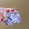 Brincos de Flor Rosa com Contas Doces para Mulheres Nicho High-End Únicos Exagerados Estilo Férias na Praia