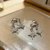 Brincos Simples e Fashion de Estilo Coreano, Exquisitos, Doces, Elegantes, Brincos com Design Personalizado, Brincos da Moda de Alto Padrão de Nicho para Mulheres