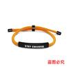 Pulseiras de Corda Trançada Multicor Transfronteiriças Europeias e Americanas Mantenha a Alegria e o Humor Presentes Inspiradores de Feriado com Pulseiras de Aço Inoxidável Gravadas