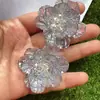 En Stock Adornos de Flores de Lentejuelas 3D, Flores Decorativas Hechas a Mano con Perlas para Zapatos, Accesorios para el Cabello Hanfu, Decoraciones para Pasadores