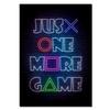 Fone de Ouvido com Microfone Gamer Teclado Pintura em Tela Arte Neon Imagem Quarto de Menino Decoração de Casa Pintura Núcleo