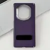 Adecuado para Funda de Teléfono Móvil Huawei Matex7, Tirador de Eje Central, Soporte Giratorio Todo Incluido, Funda Protectora Anticaídas, Funda de Teléfono Móvil de Cuero Liso