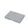 Caja de Almacenamiento de Plástico Transparente Rectangular para Herramientas, Papelería, Cuentas, Piezas de Ferretería, Caja Organizadora para Equipo de Pesca, Empaque de Tarjetas