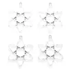 Estrella geométrica estrella de seis puntas Accesorios para joyería DIY Pulsera Llavero Colgante decorativo Colgante L345
