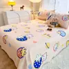 Estilo Fresco de Verano Sábana Individual para Dormitorio Estudiantil Cama Individual/Doble de 1.5m, Amigable con la Piel, Adecuado para Dormir sin Ropa, Juego de Ropa de Cama de Tres Piezas para Uso Doméstico